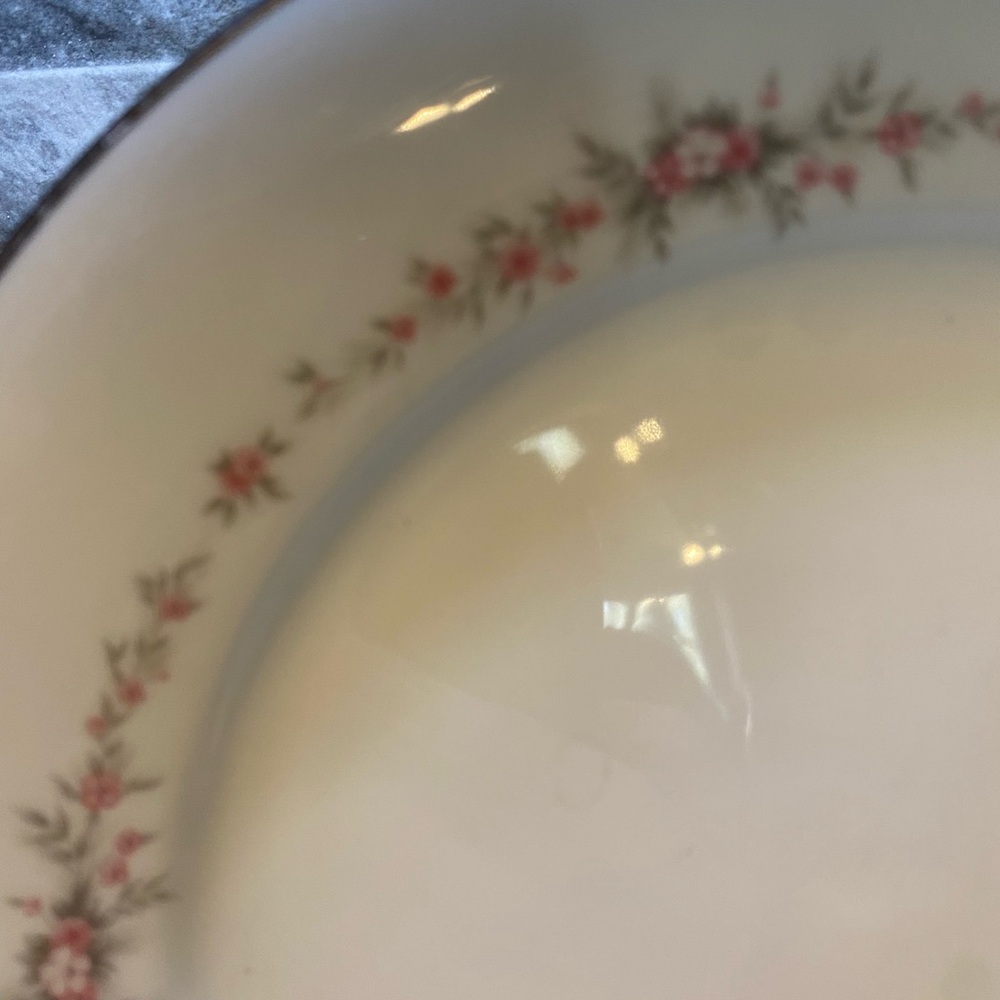 Set of 6 Noritake ROSEPOINT 6206 Dinner Plates - Picture 2 of 10